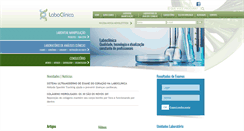 Desktop Screenshot of laboclinica.com.br