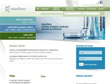 Tablet Screenshot of laboclinica.com.br